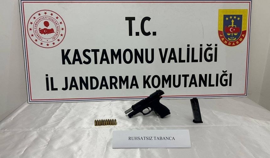Kastamonu’da jandarmadan silah operasyonu: 3 gözaltı