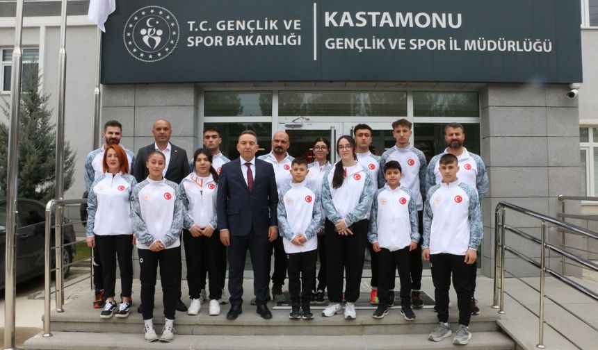 Kastamonu İl Müdürü Kuşcu, SEM sporcularıyla bir araya geldi