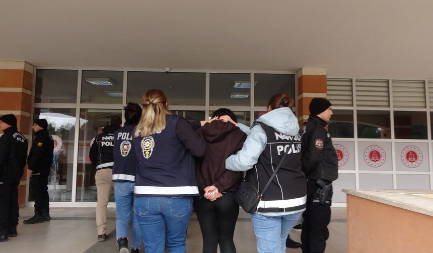 Midede zehir sevkiyatı Kastamonu Adliyesi'ne sevk edildi