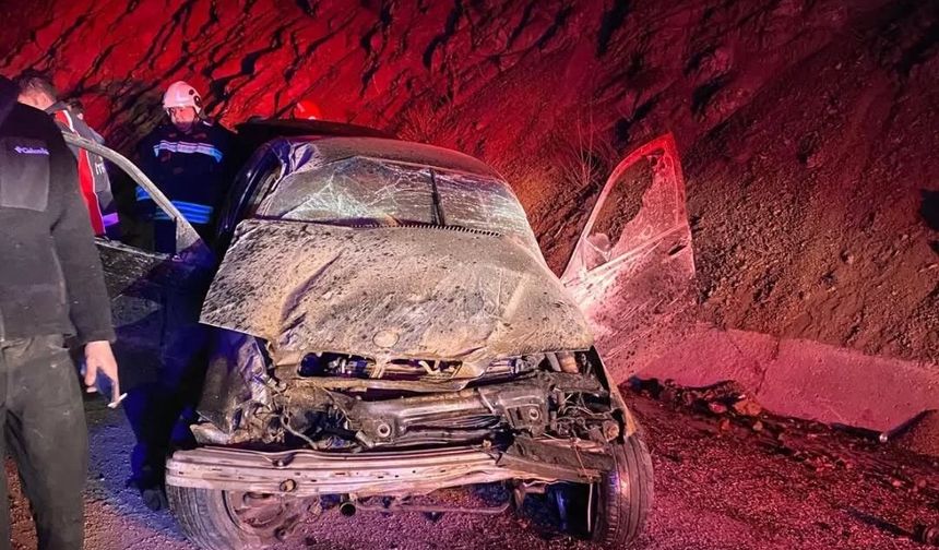 Kastamonu’da takla atan otomobildeki 4 kişi yaralandı