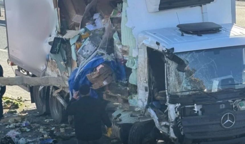 Kastamonu'da korkutan kaza: Tır ile kamyon çarpıştı