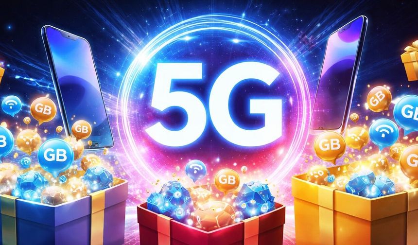 Turkcell, Vodafone, Türk Telekom’dan 5G'ye özel bedava internet!