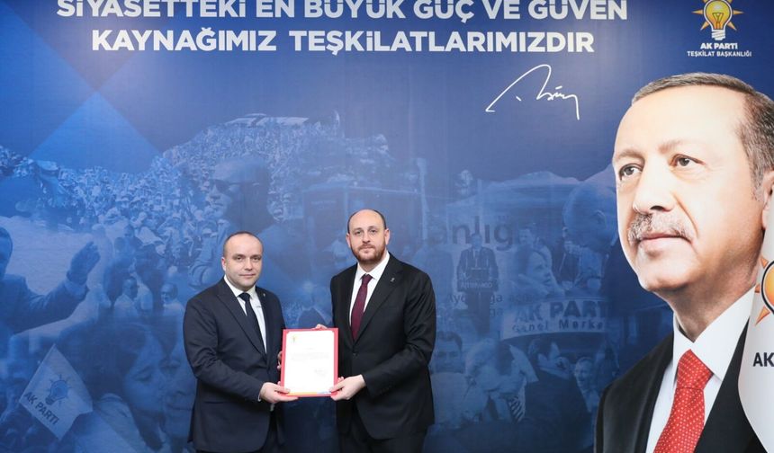 AK Parti İlçe Başkanlığı’na yeni atama