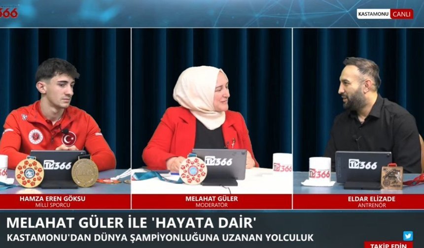 Şampiyonun başarı hikayesi TV366'daydı