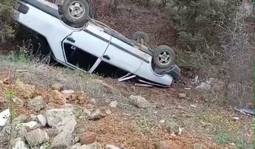 Kastamonu'da ters dönen otomobilin sürücüsü yaralandı