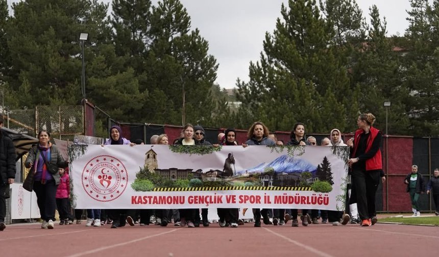Kastamonu sağlık için yürüdü