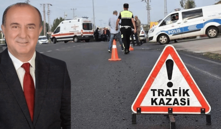 Başkan Engin Uzuner trafik kazasında yaralandı