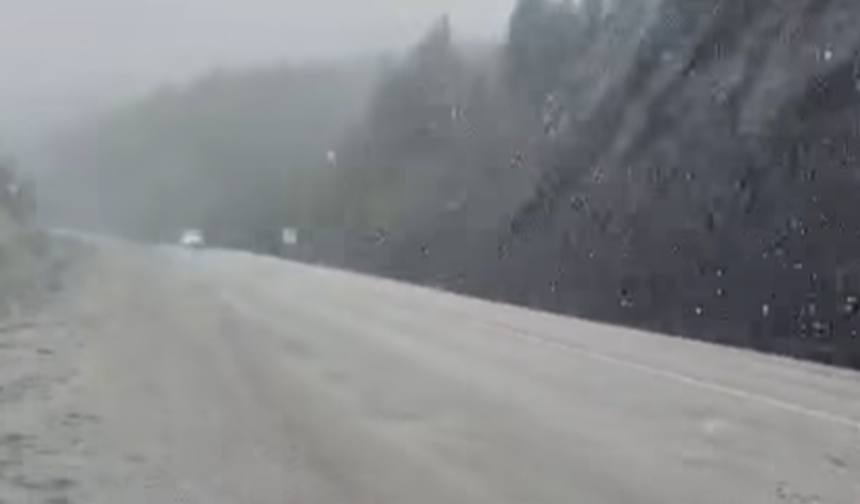 Kastamonu’ya Nisan’da kar sürprizi