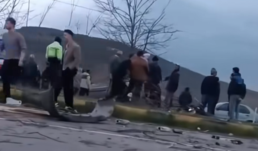 Taşköprü yolunda feci kaza! 7 yaralı