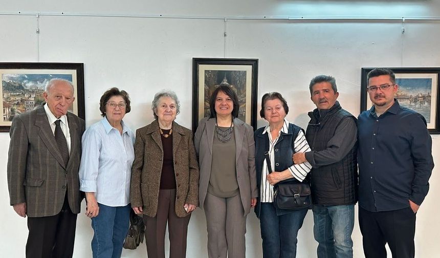 Anne ve kızı Kastamonu’da aynı sergide buluştu