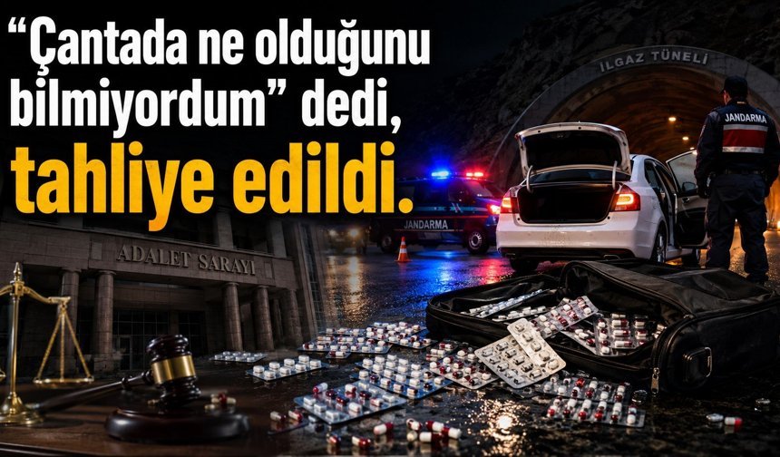 “Çantada ne olduğunu bilmiyordum” dedi, tahliye edildi