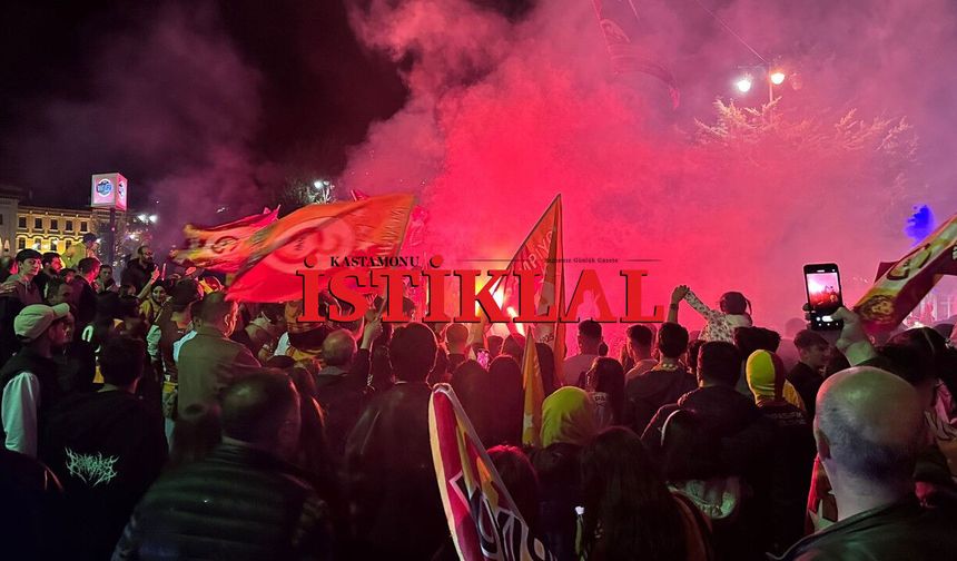 Galatasaray’ın 26. şampiyonluğu Kastamonu’da coşkuyla kutlandı