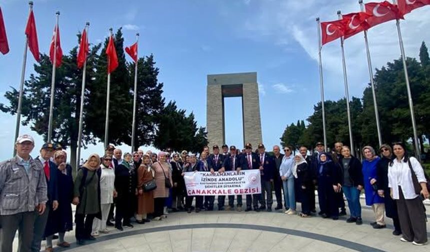 Kastamonu’dan Çanakkale’ye anlamlı vefa yolculuğu