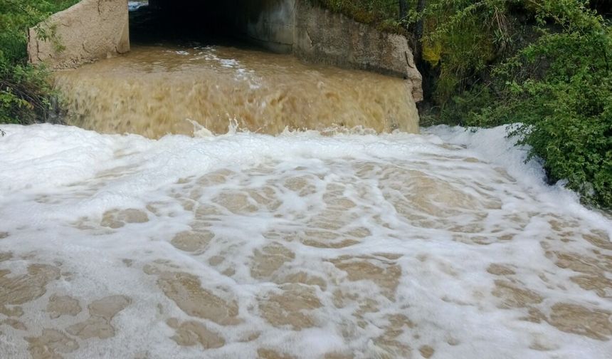 Kastamonu'nun o ilçesinde çay taşma noktasına geldi!
