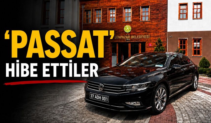 Kastamonu'nun ilçe belediyesine 'Passat' hibe ettiler