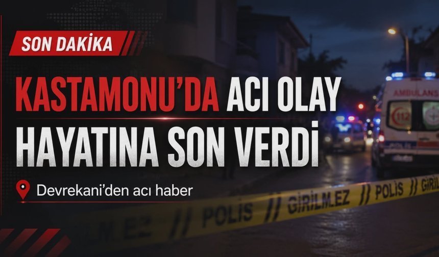 Kastamonu’da acı olay: Hayatına son verdi