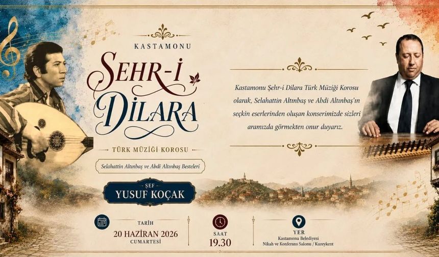 Altınbaş kardeşlerin eserleri Kastamonu'da yankılanacak