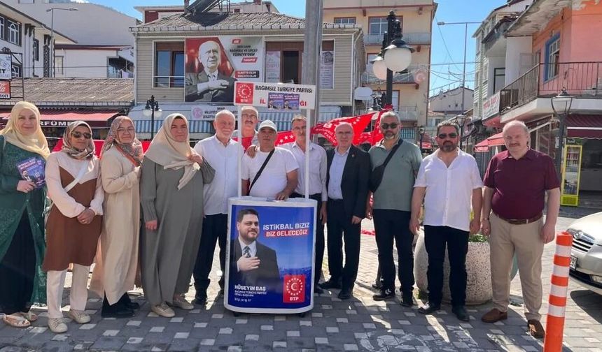 BTP Heyeti Çatalzeytin’de vatandaşla buluştu