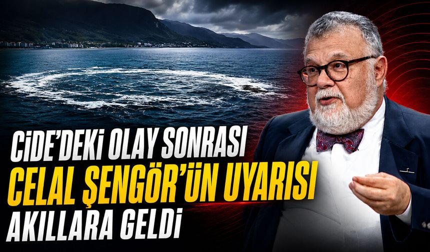 Cide’deki olay sonrası Celal Şengör’ün uyarısı akıllara geldi