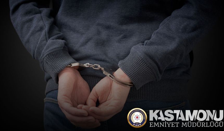 Kastamonu’da 9 yıl 7 ay hapis cezasıyla aranan hükümlü yakalandı