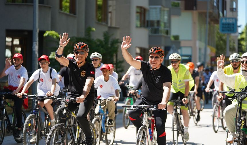 Kastamonu’da İstiklal için pedal çevirdiler