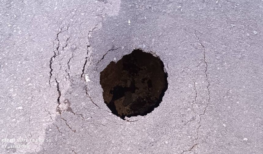 Tosya yolunda korkutan görüntü!