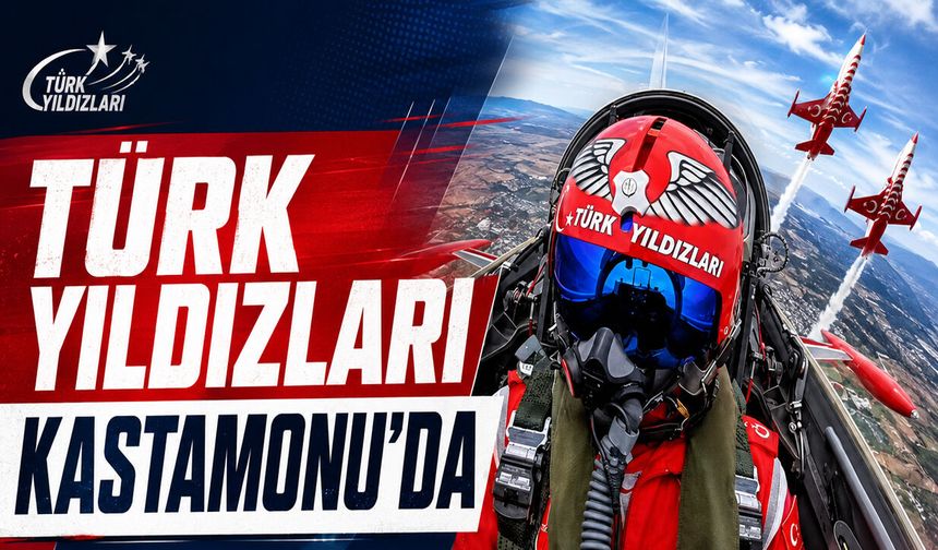 Türk Yıldızları Kastamonu semalarında prova yaptı