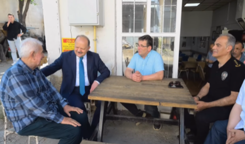 Vali Meftun Dallı'dan sanayi esnafına ziyaret