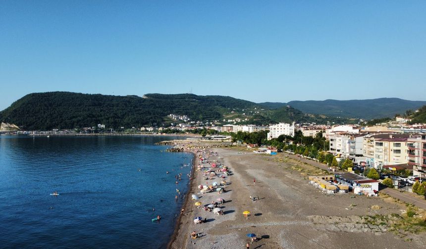 Cide'de denize girmek yasaklandı