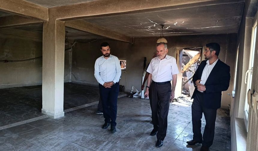 Daday’da yangının izleri siliniyor: Müftü Derin'den yerinde inceleme
