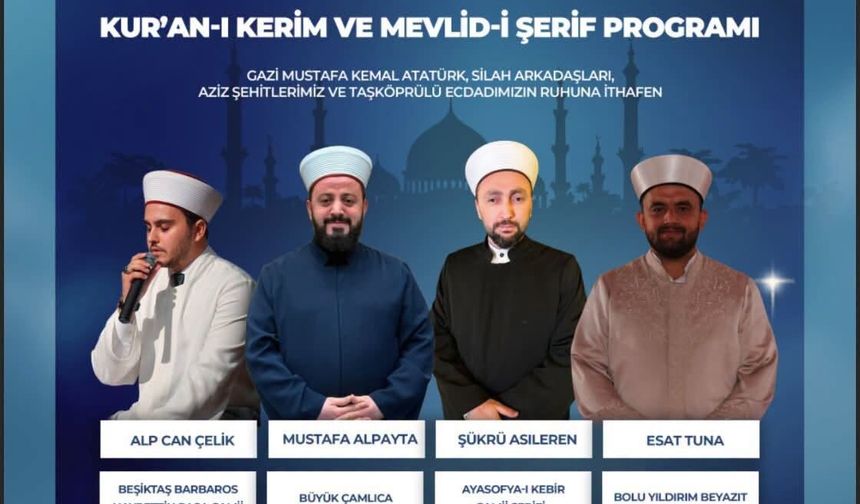 Taşköprü’de dualar şehitler ve ecdat için yükselecek