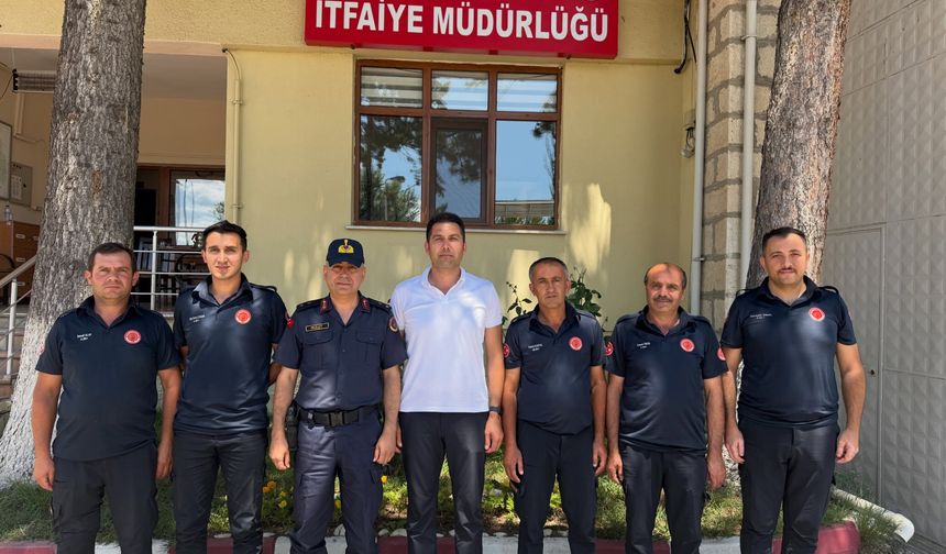 İlçe Jandarma Komutanı'ndan veda ziyareti