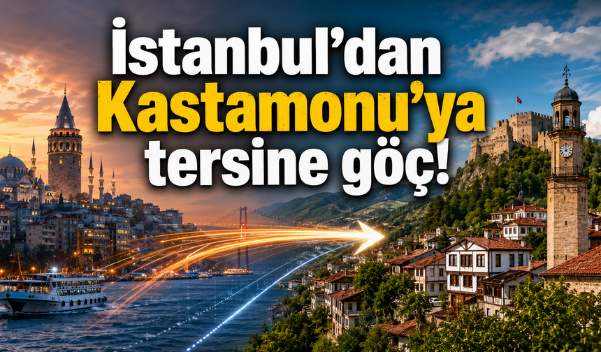 İstanbul’dan Kastamonu’ya tersine göç!