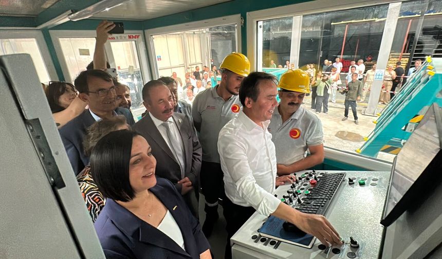 Kastamonu Belediyesi’nin parke üretim tesisi hizmete açıldı