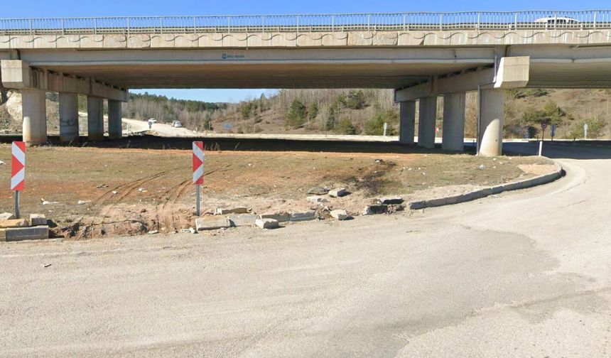 Kastamonu'da ölümle burun buruna bırakan yol!