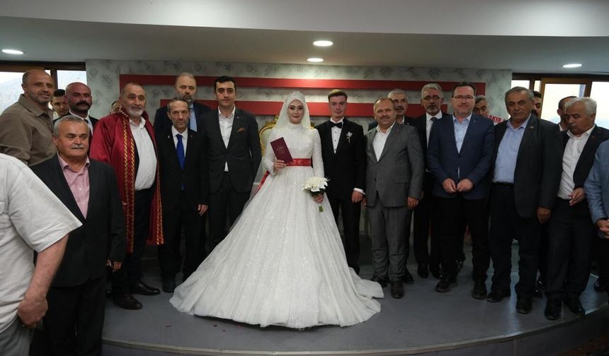 Küre'de mutluluğa "Evet" dediler