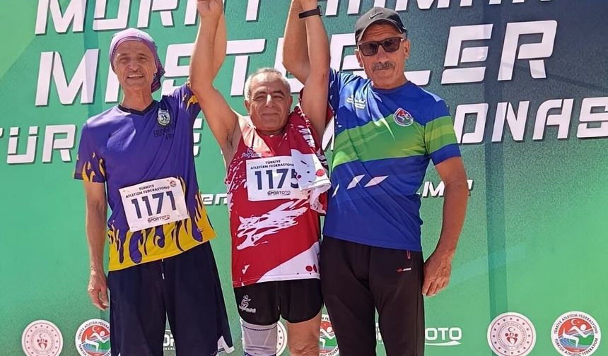 Milli atletten Kastamonu’ya altın madalya