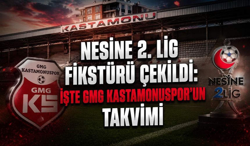 Nesine 2. Lig fikstürü çekildi: İşte GMG KSK'nın takvimi!