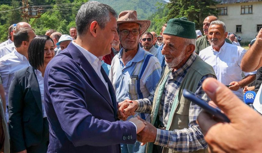 Özgür Özel’den Kastamonu’da orman köylüsü çıkışı