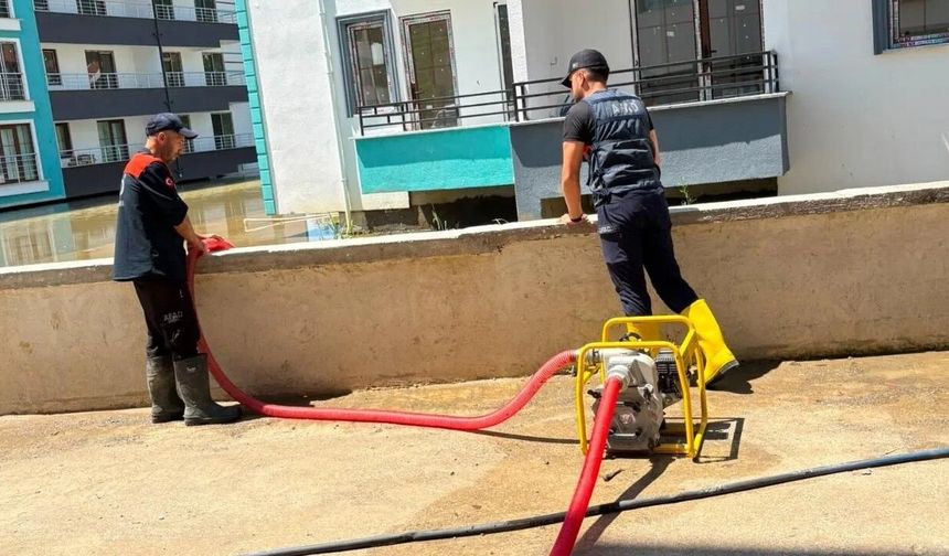 Komşu Sinop'tan Cide'ye destek
