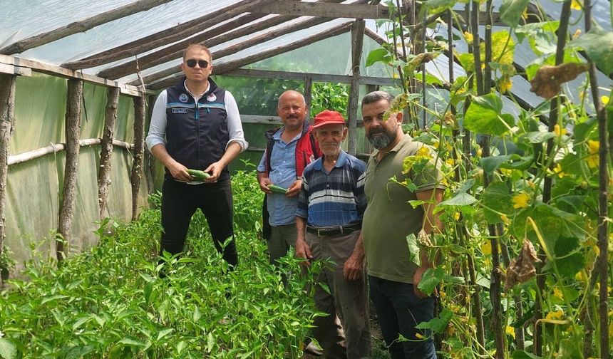 Üreticilerin soruları tarlada yanıtlandı