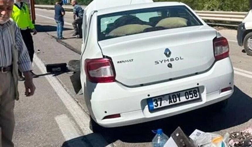 Kastamonu plakalı otomobil zincirleme kazaya karıştı: 9 yaralı