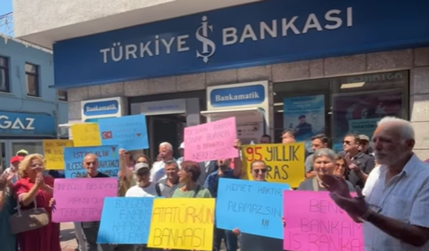 İnebolu’da İş Bankası Şubesinin kapatılma kararına tepki