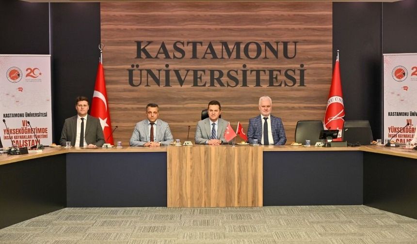 Kastamonu Üniversitesi'nde 6. İnsan Kaynakları Çalıştayı başladı