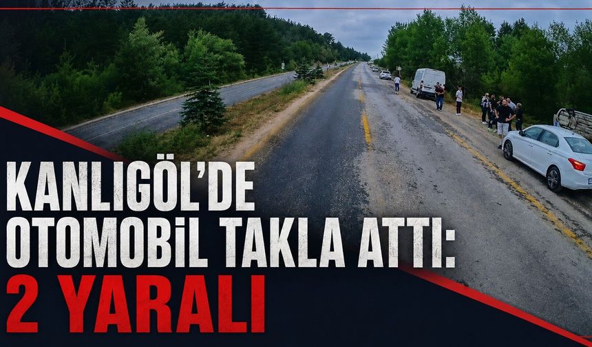 Kastamonu-Araç yolunda otomobil takla attı: 2 yaralı