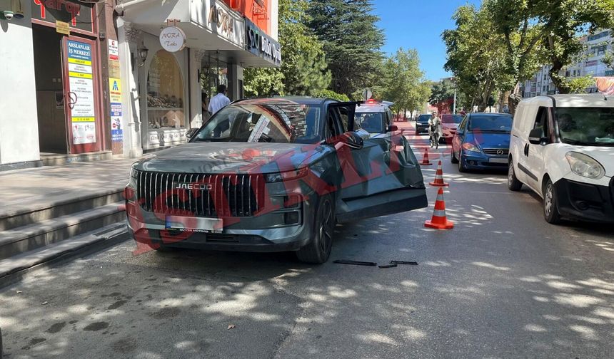 Kastamonu'da bir anlık dikkatsizlik kazaya neden oldu