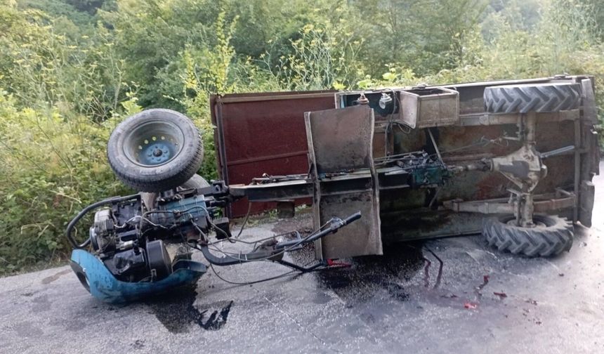 Kastamonu'da "pat-pat" devrildi: 1 yaralı