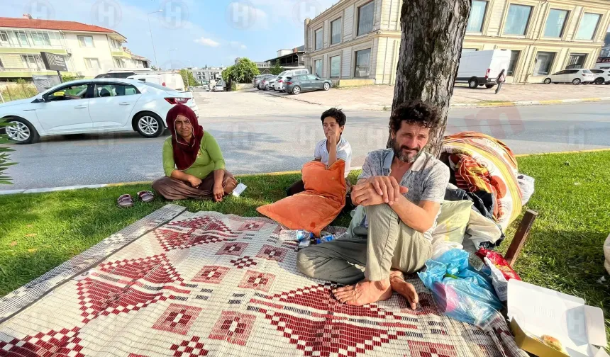 Kastamonulu aile 9 gündür sokakta yaşam mücadelesi veriyor