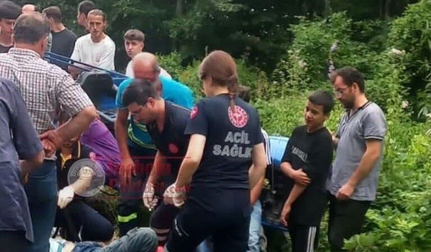 Kastamonu’da patpat devrildi: Aynı aileden 6 kişi yaralandı!