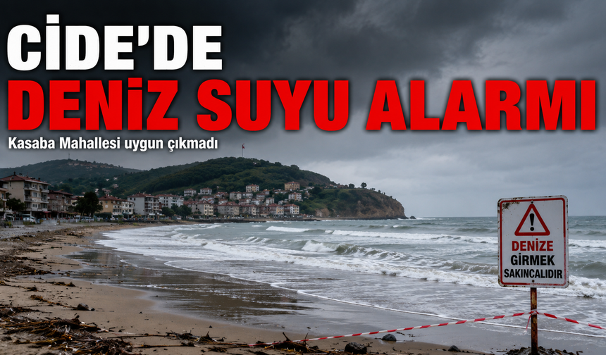Selin ardından Cide sahillerinden kritik sonuç